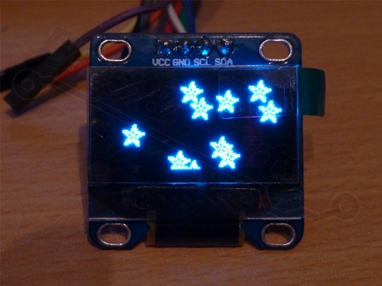 Display OLED 128x64 0,96 inch I2C/SPI Blauw